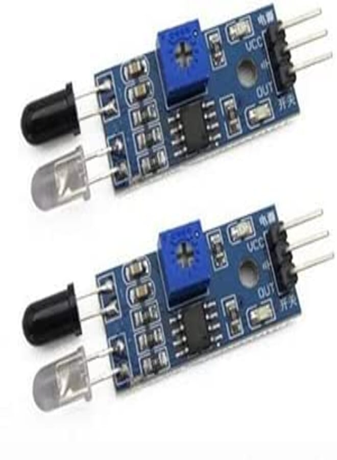 2 PCS Infrared IR Obstacle Avoidance Sensor Board 3 Pin
